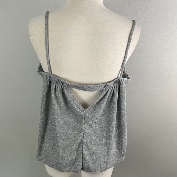 PROJECT SOCIAL T Grey Terry Cloth Tank Top - Picture 4 of 7